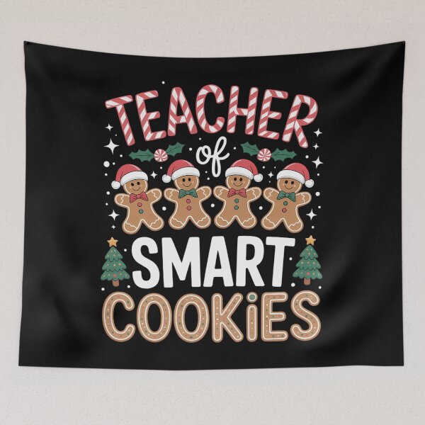 Item preview, Christmas Teacher Of Smart Cookies Cute Gingerbread designed and sold by HellD3vil-Art.