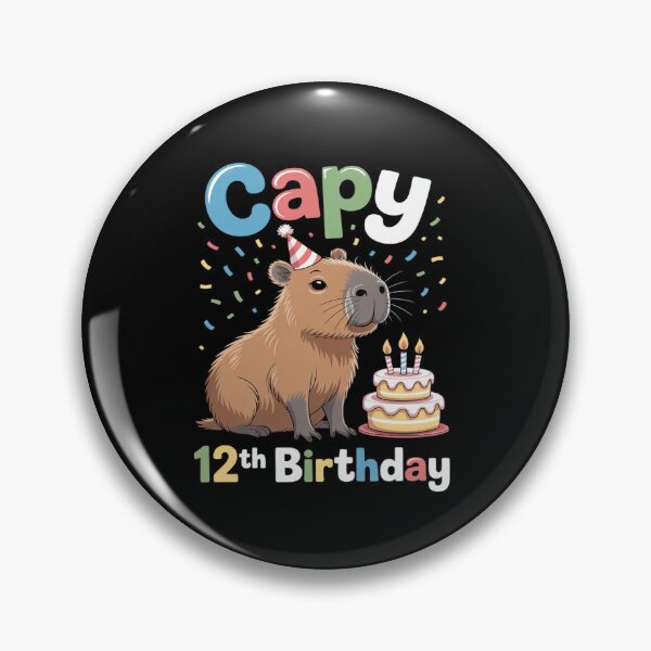 Item preview, 12 Year Old Capybara 12th Birthday Capybara designed and sold by tabdejinti.