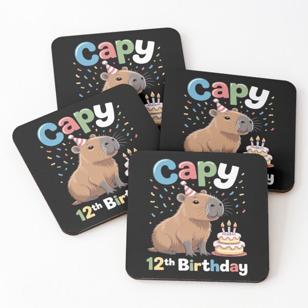 Item preview, 12 Year Old Capybara 12th Birthday Capybara designed and sold by tabdejinti.