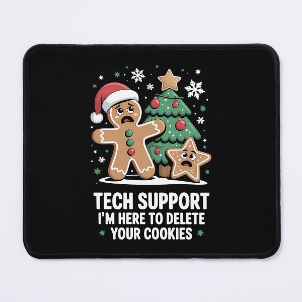Item preview, Christmas Tech Support Here to Delete Cookies designed and sold by HellD3vil-Art.
