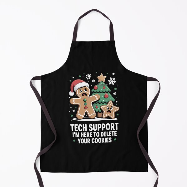 Item preview, Christmas Tech Support Here to Delete Cookies designed and sold by HellD3vil-Art.