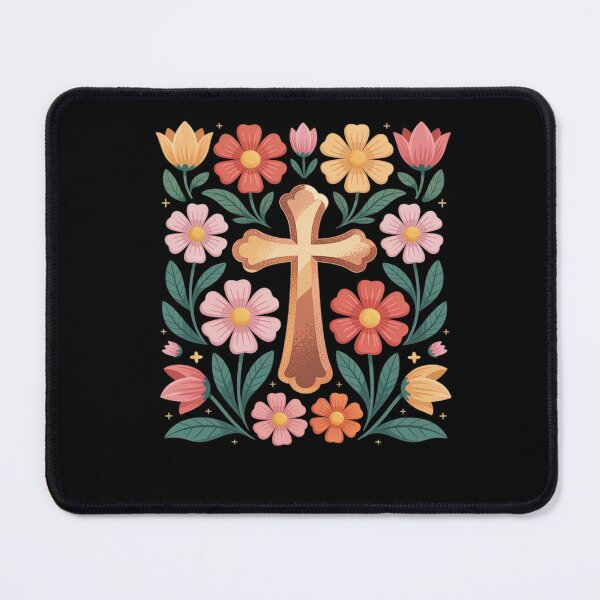 Item preview, Christian Floral Cross Faith Women's Kids Easter Spring designed and sold by DrewLeuschke.
