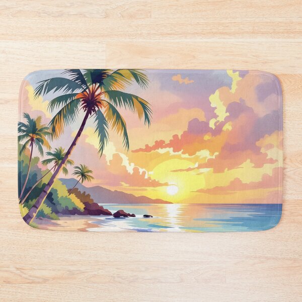 Item preview, Tropical Beach Water Color #2 by Orikall designed and sold by HippieWorks.