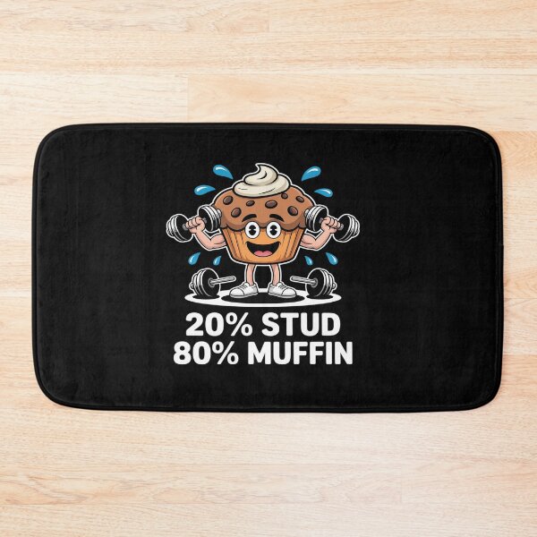 Item preview, 20% Stud 80% Muffin Weight Lifting Muffin Lover designed and sold by tabdejinti.
