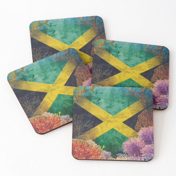 Item preview, Jamaica flag under water designed and sold by seahorse crossing.