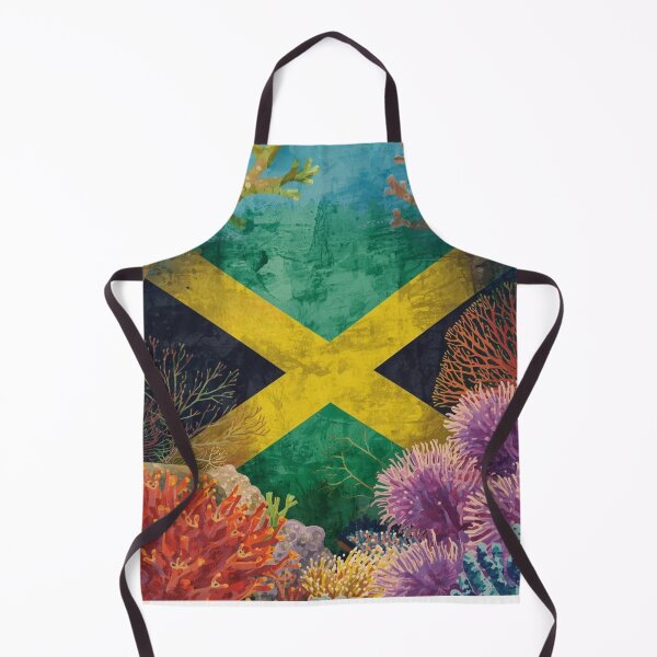 Item preview, Jamaica flag under water designed and sold by seahorse crossing.