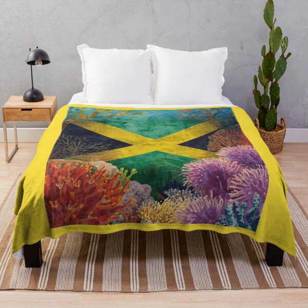 Item preview, Jamaica flag under water designed and sold by seahorse crossing.