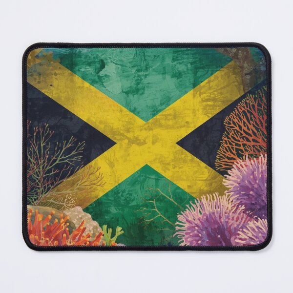 Item preview, Jamaica flag under water designed and sold by seahorse crossing.