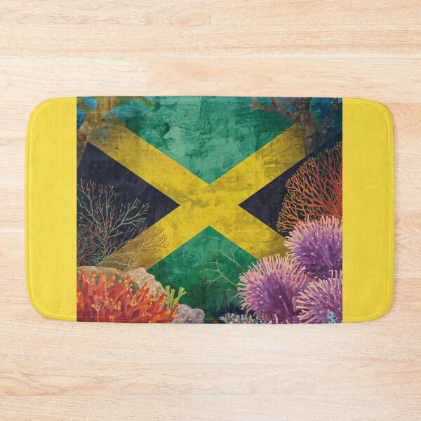 Item preview, Jamaica flag under water designed and sold by seahorse crossing.