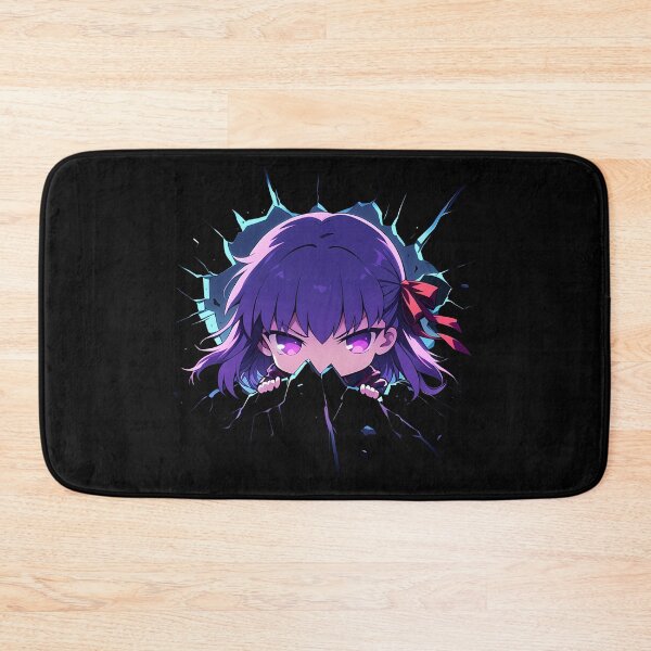 Item preview, Sakura Matou Fate Stay Night Anime Peeking With Purple Aura designed and sold by TorbenKuhano.