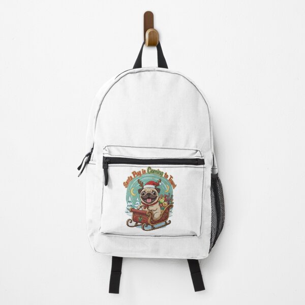 Item preview, Santa Pug is Coming to Town designed and sold by Christopher Faxon.