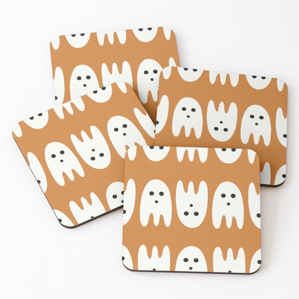 Item preview, Light Orange Ghosties designed and sold by Mychaela-Artist.