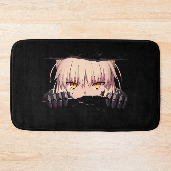 Item preview, Saber Alter Fate Stay Night Anime Fierce Peeking Crimson Eyes Through Wall designed and sold by TorbenKuhano.