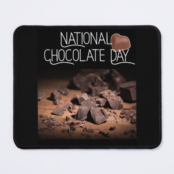Item preview, National Chocolate Day Colorful Photo Design designed and sold by EarthArtDesigns.