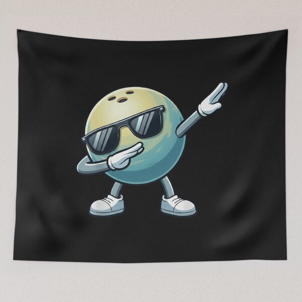 Item preview, Dabbing Bowling Ball Cool Shirt designed and sold by LarryMBrown.
