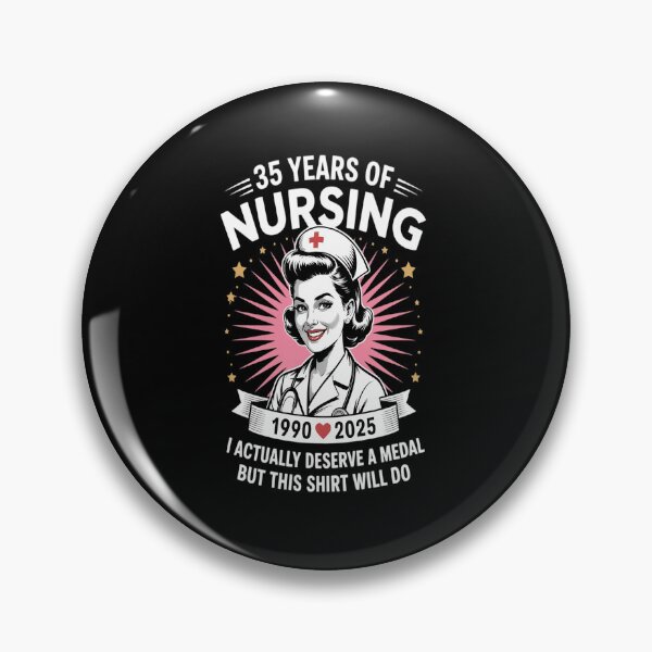Item preview, 35 Years of Nursing Deserving a Medal Nurse Anniversary designed and sold by tabdejinti.