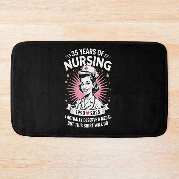 Item preview, 35 Years of Nursing Deserving a Medal Nurse Anniversary designed and sold by tabdejinti.