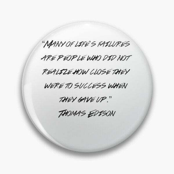 Item preview, Thomas Edison Quotes designed and sold by 4ever-Undaunted.