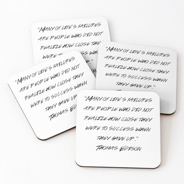 Item preview, Thomas Edison Quotes designed and sold by 4ever-Undaunted.