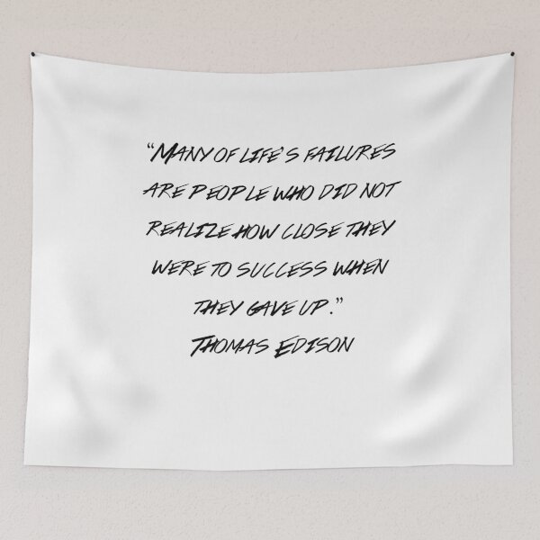 Item preview, Thomas Edison Quotes designed and sold by 4ever-Undaunted.