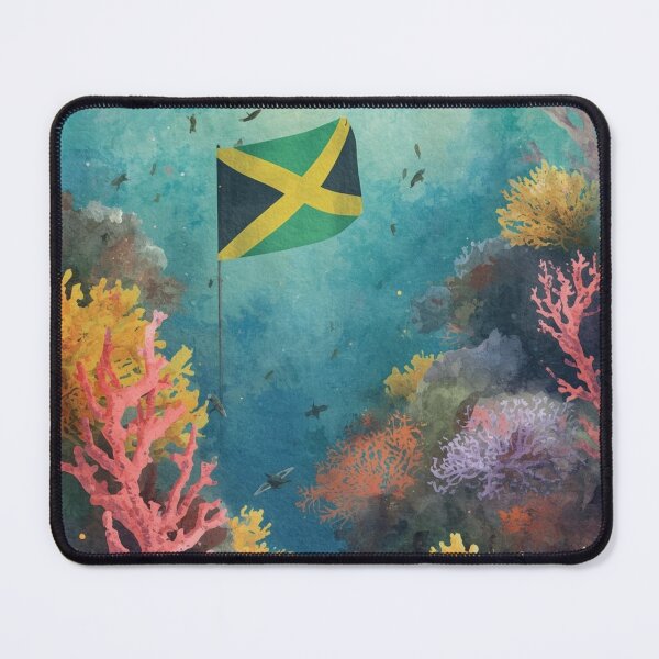 Item preview, Jamaica flag under water designed and sold by seahorse crossing.