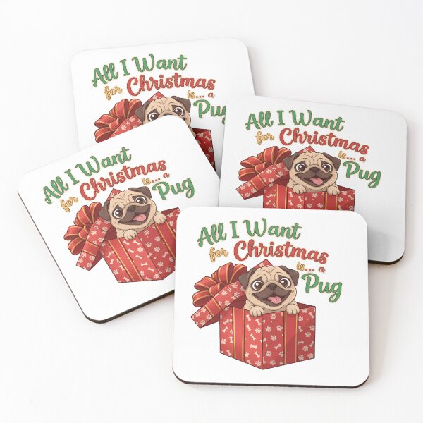 Item preview, All I Want for Christmas is a Pug designed and sold by Christopher Faxon.