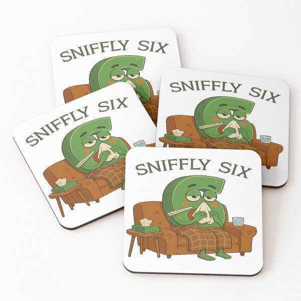 Item preview, Funny “Sniffly Six” T-shirt – Viral meme 67, cozy winter humor, original gift designed and sold by faamyo.