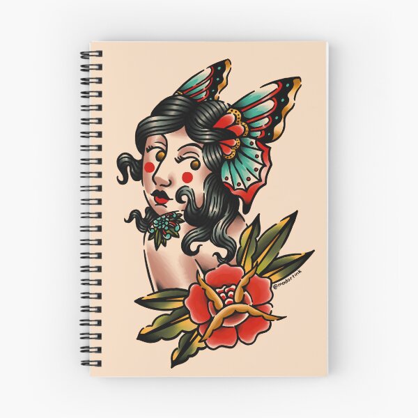 Item preview, Traditional Butterfly Rose Girl designed and sold by marenara.
