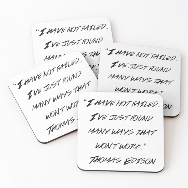 Item preview,  Thomas Edison Quotes designed and sold by 4ever-Undaunted.