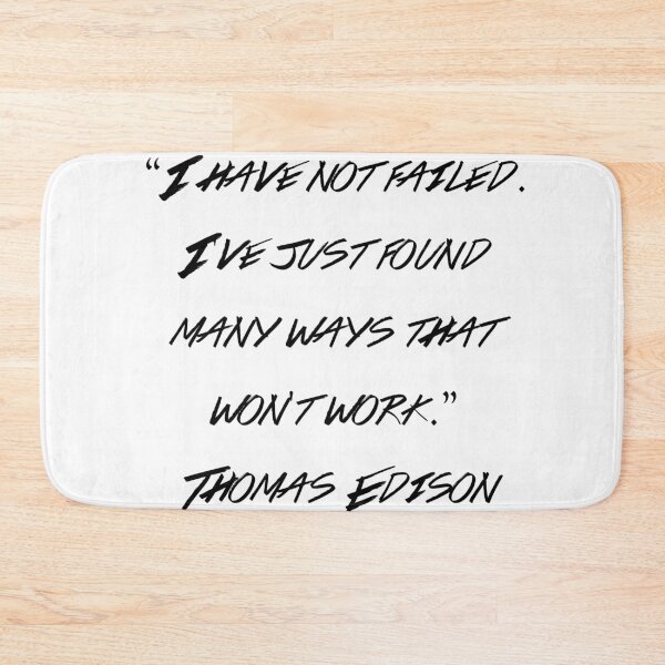 Item preview,  Thomas Edison Quotes designed and sold by 4ever-Undaunted.
