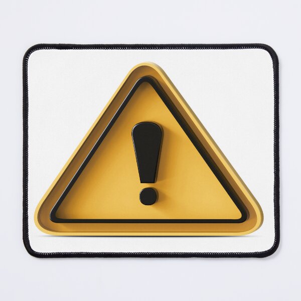 Item preview, 3D Yellow triangle warning sign symbol. designed and sold by MidnightTH.