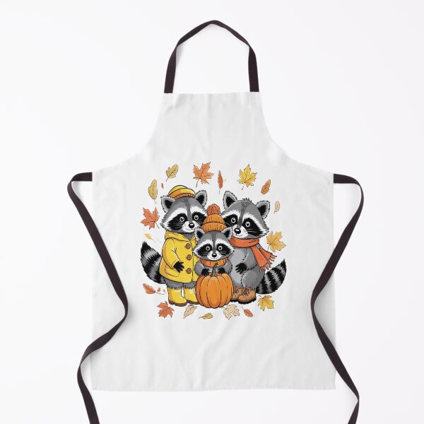 Item preview, Cute Fall Raccoon Trio Autumn Leaves Cozy Sweater Vibes designed and sold by VladoZork.