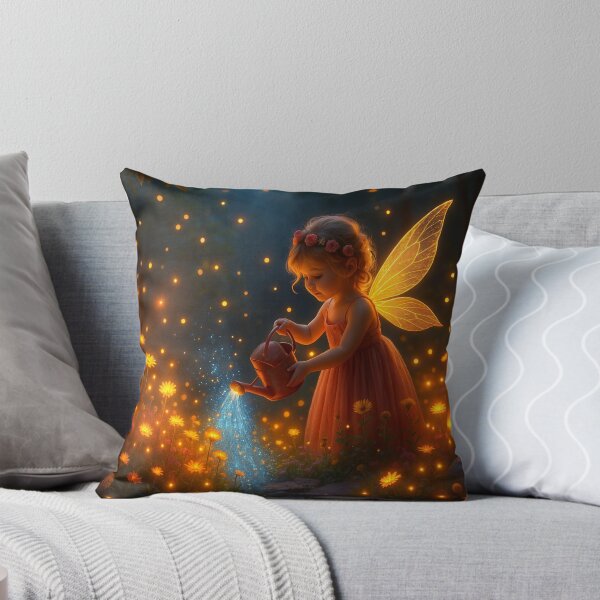 Item preview, Aurala – Bloomkeeper of the Emberlight Garden | Fantasy Fairy Art by Jennifer Moor designed and sold by MythicmoorArt.