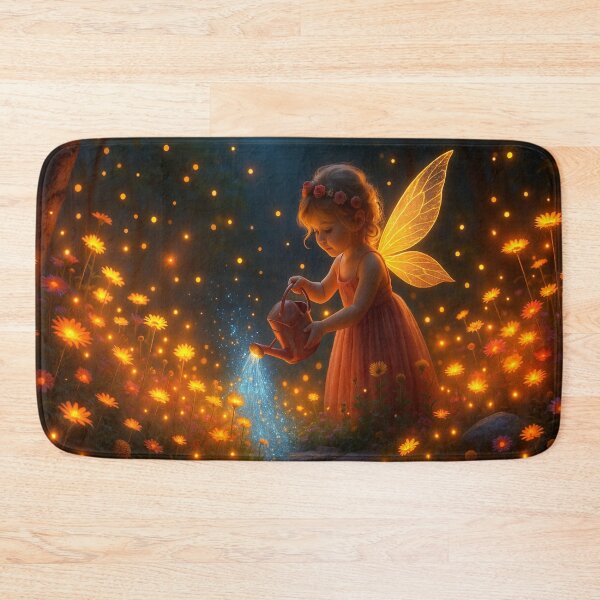 Item preview, Aurala – Bloomkeeper of the Emberlight Garden | Fantasy Fairy Art by Jennifer Moor designed and sold by MythicmoorArt.