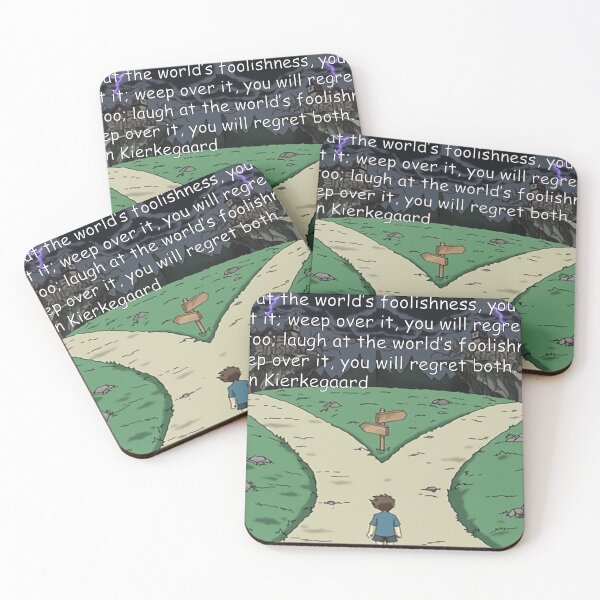 Item preview, Kierkegaard quote about regret designed and sold by anythingbutbroicism.