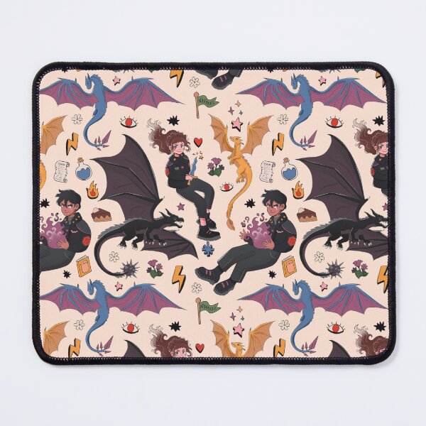 Item preview, Fourth Wing Pattern - Xaden, Violet, Andarna, Sgaeyl & Tairn designed and sold by ilustraprin.