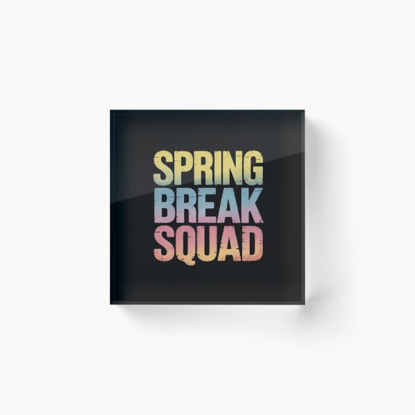 Item preview, 2026 Spring Break Squad Pastel Rainbow designed and sold by marcusry.