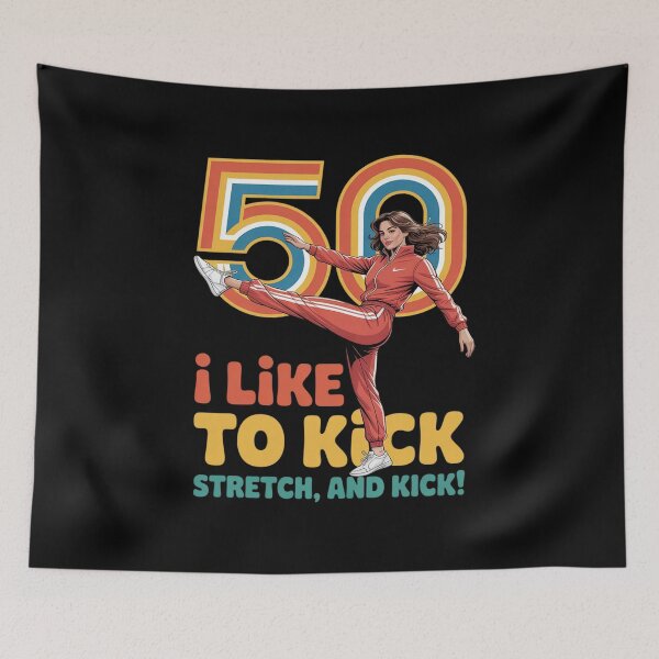 Item preview, 50 I Like to Kick Stretch, and Kick! designed and sold by ticlitule.