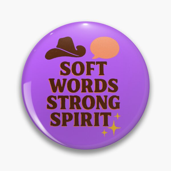 Item preview, SOFT WORDS STRONG SPIRIT designed and sold by Brickroad Dsigns.