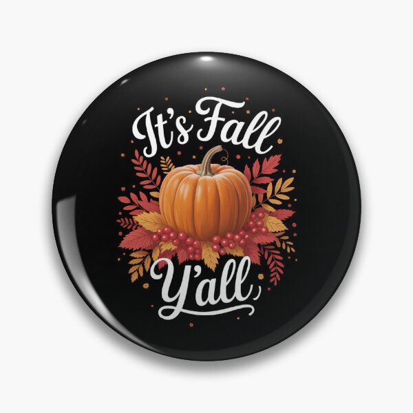 Item preview, Happy Fall Autumn Thanksgiving Turkey It's Fall Y'All designed and sold by HellD3vil-Art.