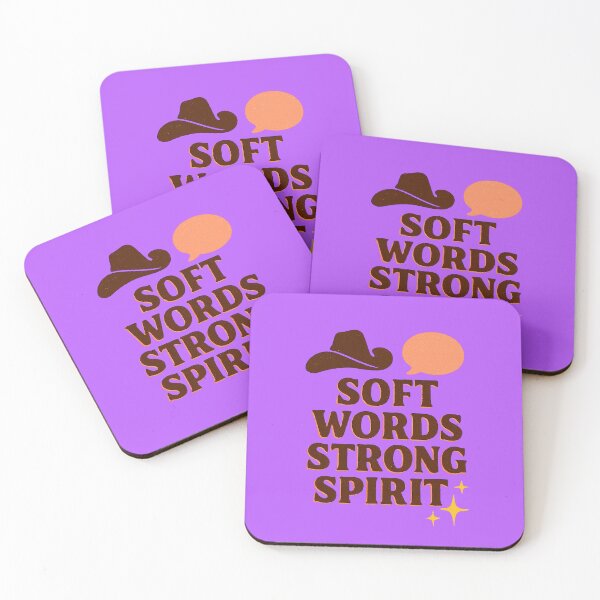 Item preview, SOFT WORDS STRONG SPIRIT designed and sold by Brickroad Dsigns.