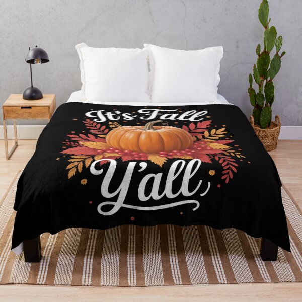 Item preview, Happy Fall Autumn Thanksgiving Turkey It's Fall Y'All designed and sold by HellD3vil-Art.