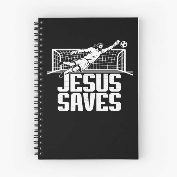 Item preview, Jesus Saves Soccer Football Christian Goalie Goalkeeper designed and sold by RayArmstrong.