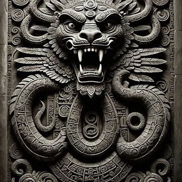 Artwork thumbnail, Feathered serpent by RZSTNCE
