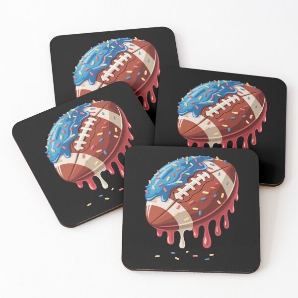 Item preview, Ice Cream Drip Football Stuff 4th of July designed and sold by MinaReinger.