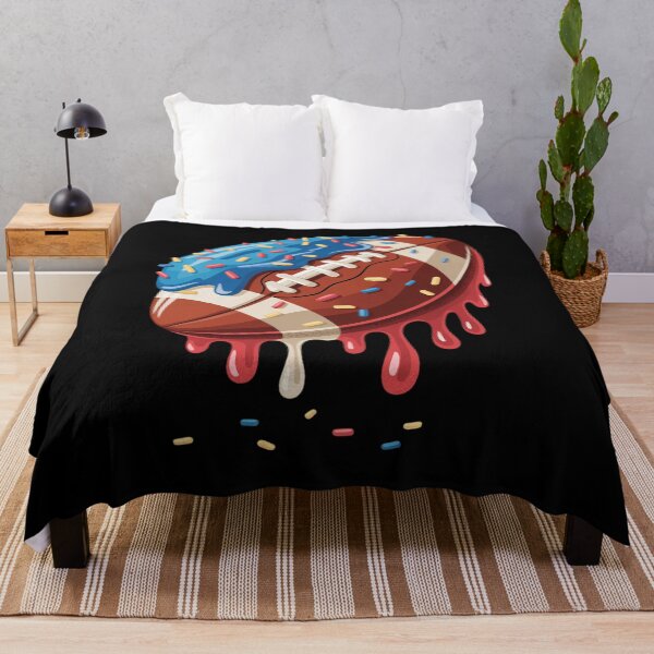 Item preview, Ice Cream Drip Football Stuff 4th of July designed and sold by MinaReinger.