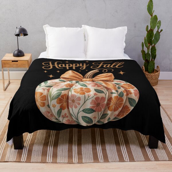 Item preview, Happy Fall Pumpkin Autumn Thanksgiving Fall Thankful Pumpkin Spice Fall Autumn Season Thanksgiving designed and sold by HellD3vil-Art.