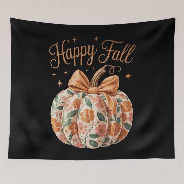 Item preview, Happy Fall Pumpkin Autumn Thanksgiving Fall Thankful Pumpkin Spice Fall Autumn Season Thanksgiving designed and sold by HellD3vil-Art.