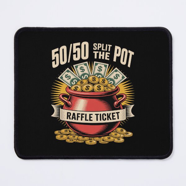Item preview, 50 50 Split The Pot Raffle Ticket Fundraiser designed and sold by ticlitule.