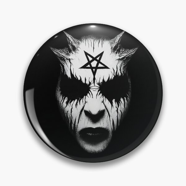 Item preview, Infernal Visage Black Metal Gothic Horror Art designed and sold by DeimosArtIntl.